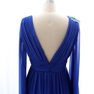 New , Beautiful elegant royal blue dress  size M